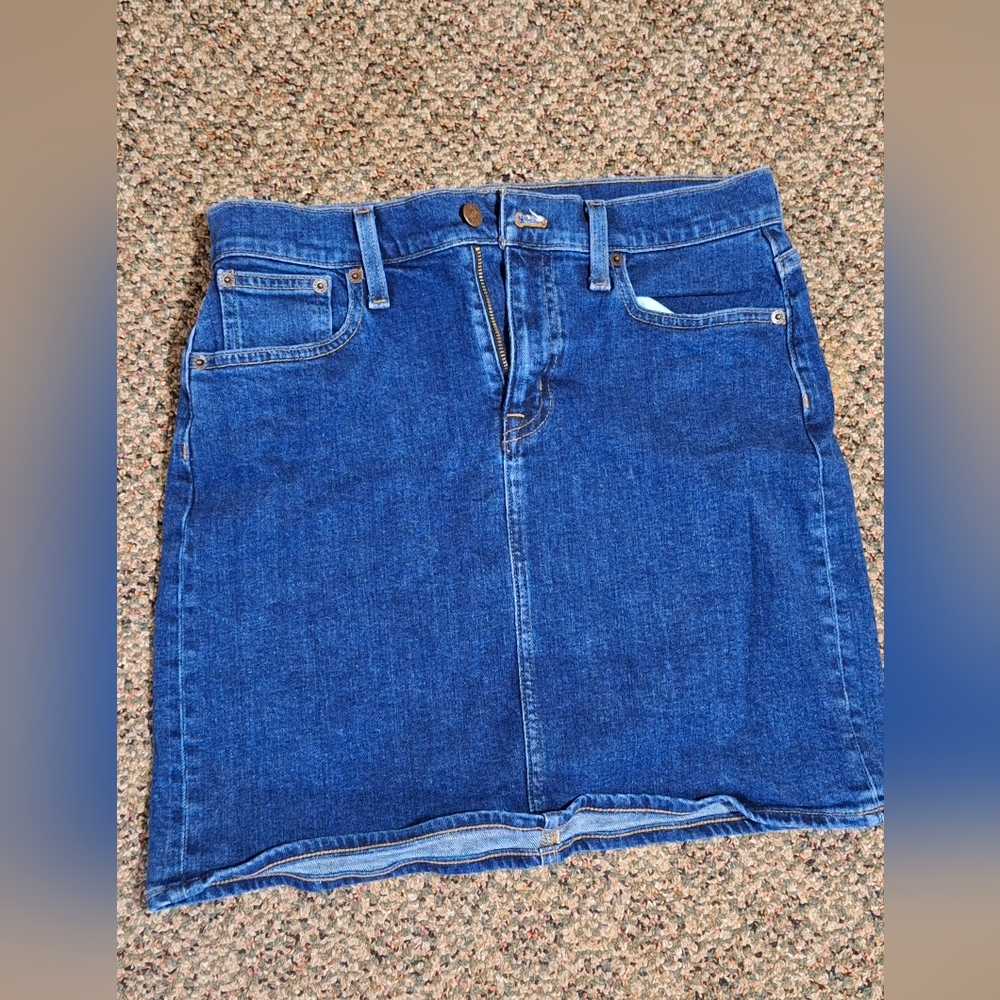 J Crew denim skirt